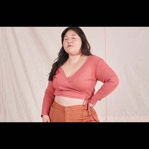 Big Bud Press Wrap Top in Raspberry Sorbet